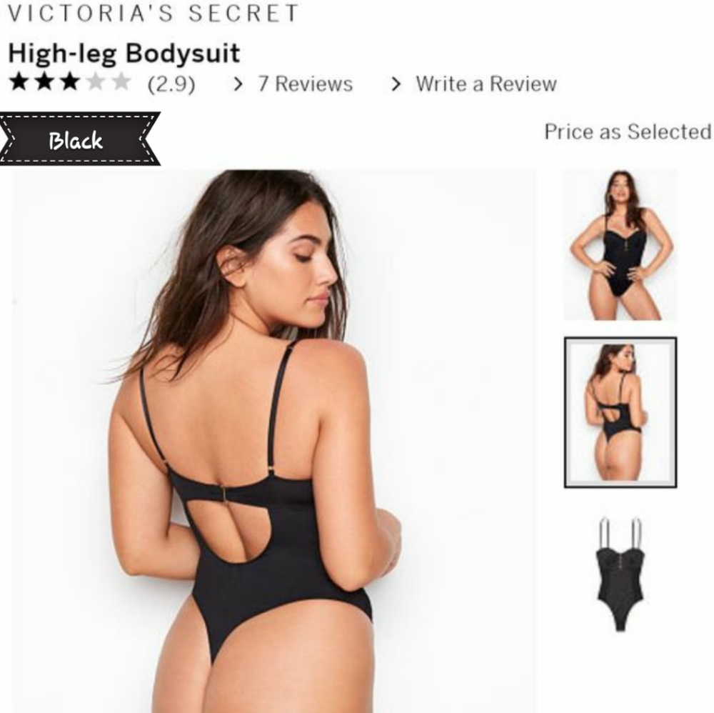 High-leg Bodysuit  Victoria's secret.